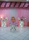 festa marrom e rosa
